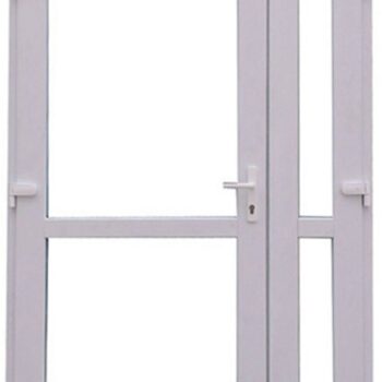 DRZWI-SKLEPOWE-PCV-SZYBA-szyba-ZEWNETRZNE-160-210-OD-REKI-dwuskrzydlowe