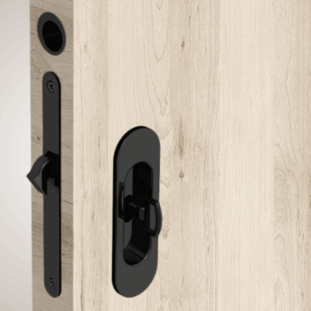 Zamek hakowy na klucz czarny 1