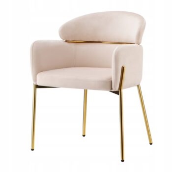 Krzeslo-BEZOWE-NOGI-ZLOTE-Breda-Glamour-VELVET-welur-Salon-Jadalnia